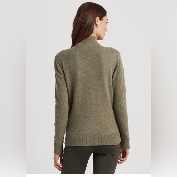 Lauren Ralph Lauren Women Multi Plaid Wool-Blend Coat Jacket Size L Color Sage - Picture 3 of 5